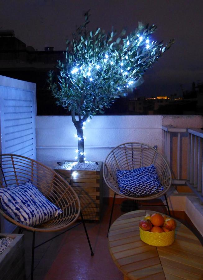 Sophia'S Penthouse Apartment With Jacuzzi And Acropolis View From Big Terrace Афіни Екстер'єр фото